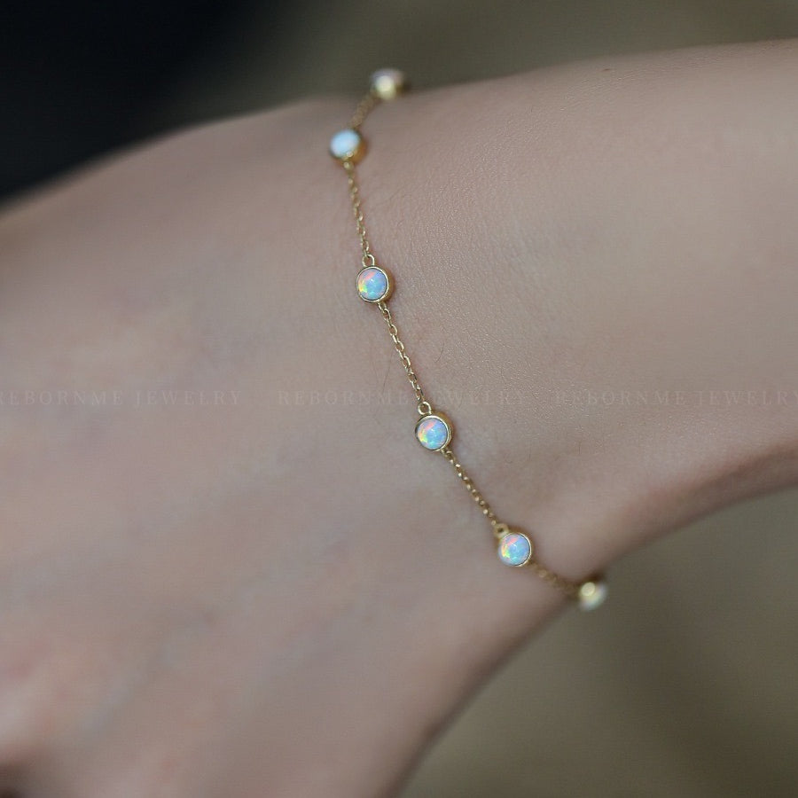 Natural Gemstone Bracelet for Sensitive Skin
