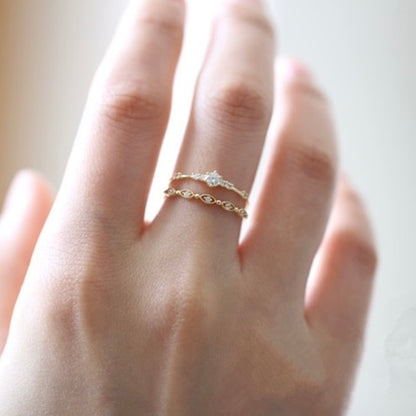 Zircon Ring for Sensitive Skin