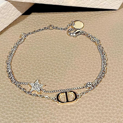 Star & Letter Bracelet
