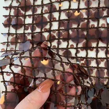 Brown Sequined Handbag Shoulder Bag Women's Bag