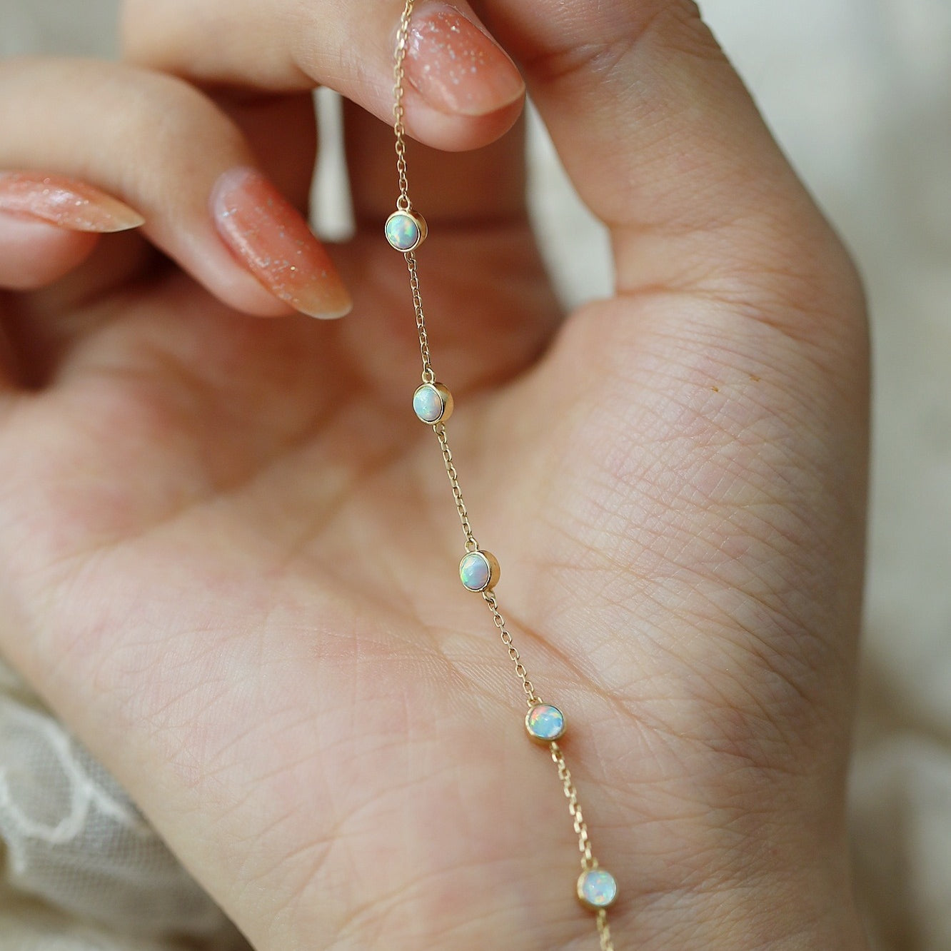 Natural Gemstone Bracelet for Sensitive Skin