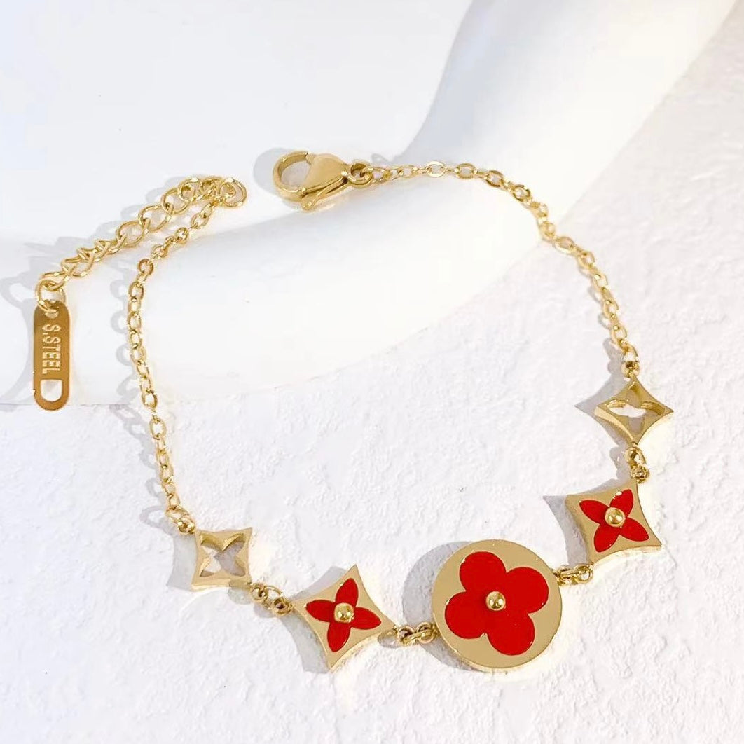 4 Colors Stainless Steel Star Bracelet