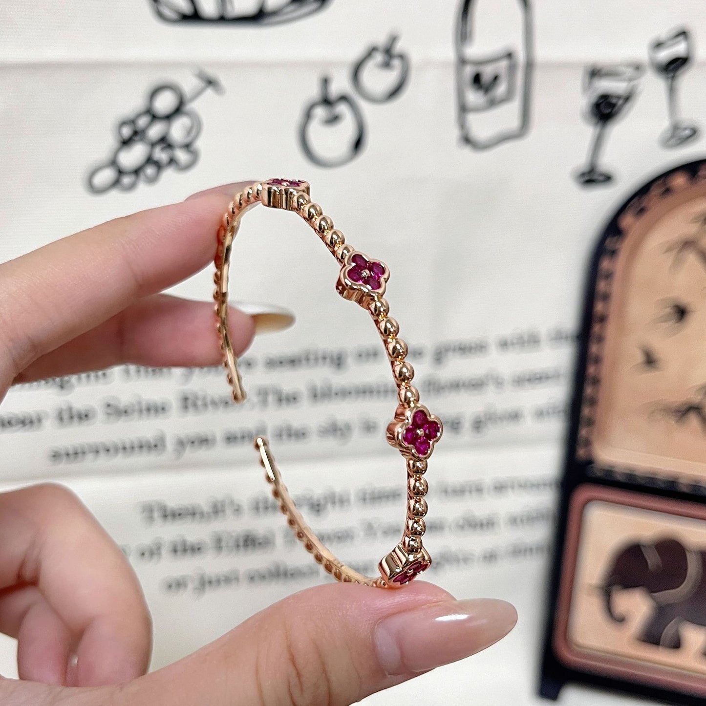 Flower Bracelet for Sensitive Skin