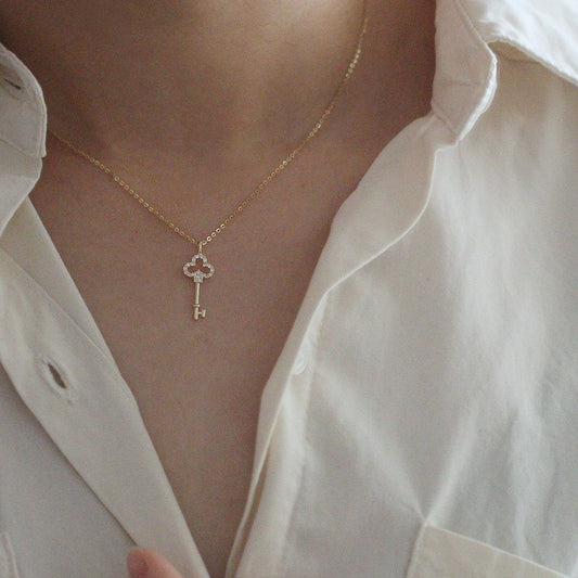 Best Hypoallergenic Jewelry Key Necklace for Sensitive Skin