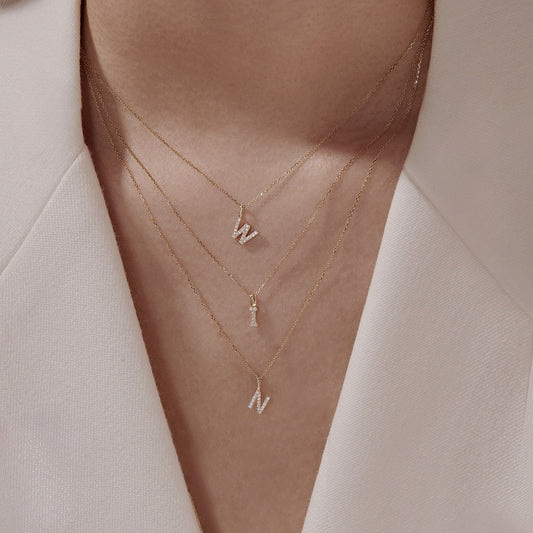 Best Hypoallergenic Jewelry Letter Necklace for Sensitive Skin