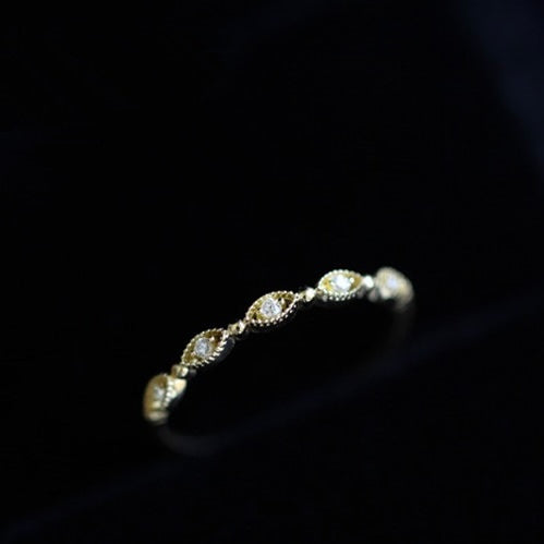 Zircon Ring for Sensitive Skin