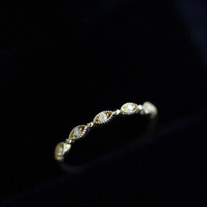Zircon Ring for Sensitive Skin