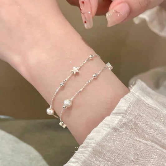 Star Shape Silver Bracelet