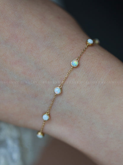Natural Gemstone Bracelet for Sensitive Skin