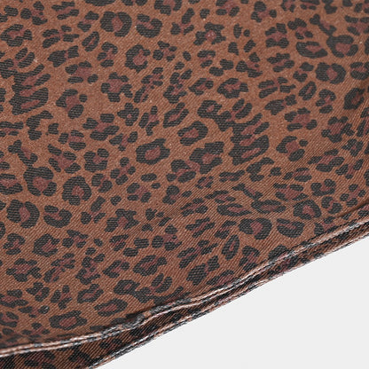 Large Capacity Retro Print Leopard Shoulder Bag for Women