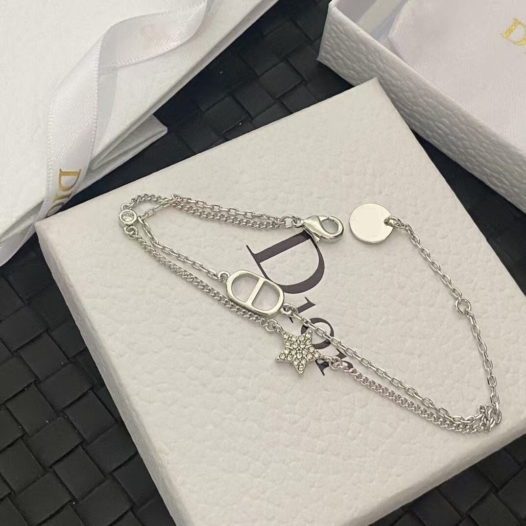 Star & Letter Bracelet