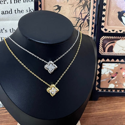 Four-leaf Clover Necklace for Sensitive Skin