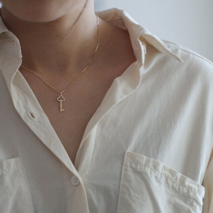 Best Hypoallergenic Jewelry Key Necklace for Sensitive Skin