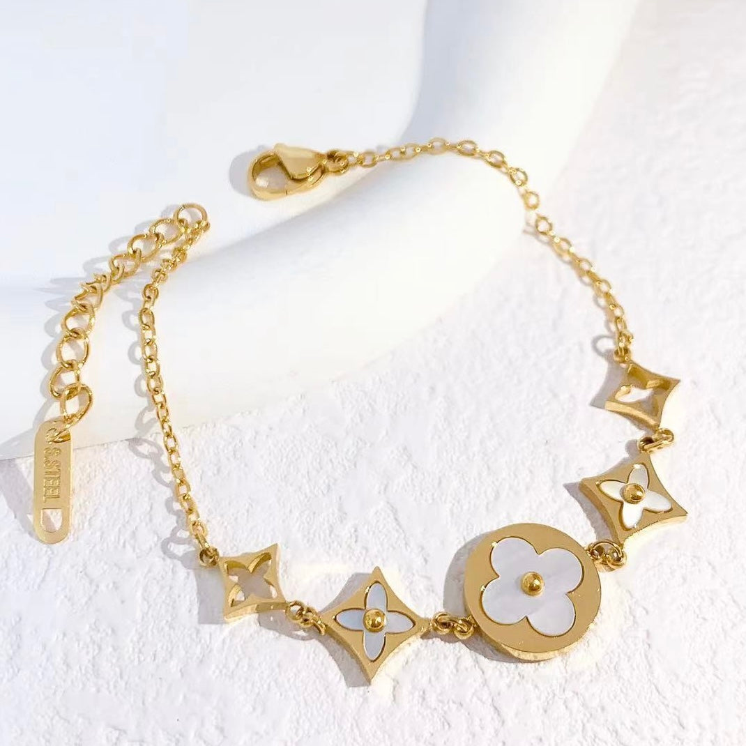 4 Colors Stainless Steel Star Bracelet