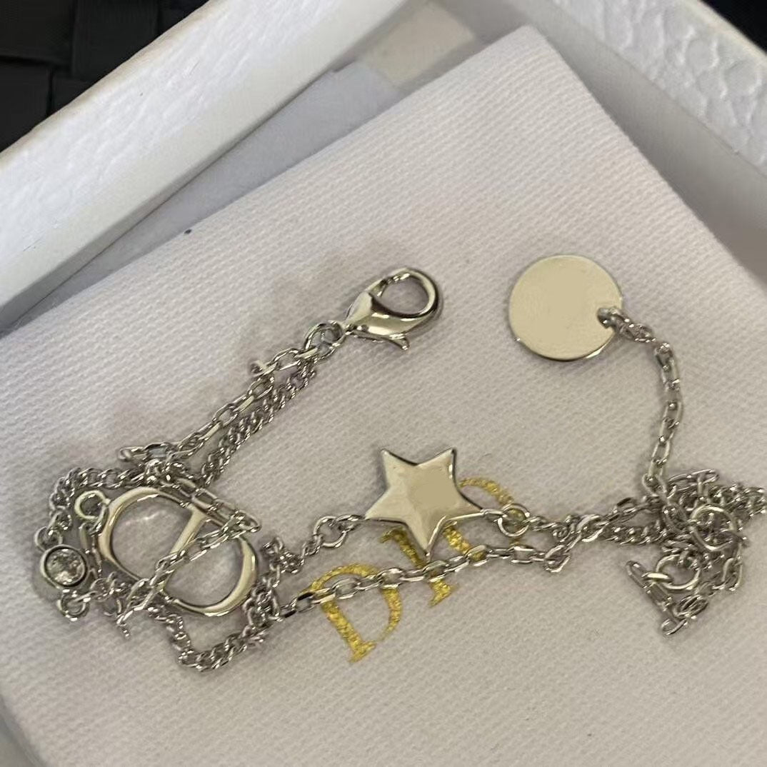 Star & Letter Bracelet