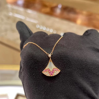 Fan Shape Necklace for Sensitive Skin